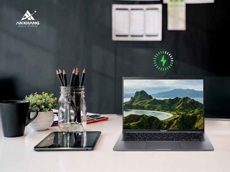 Acer Aspire Go 14 AI AG14-71M-57WR NX.JFWSV.001 với thời lượng pin lên đến 14 tiếng