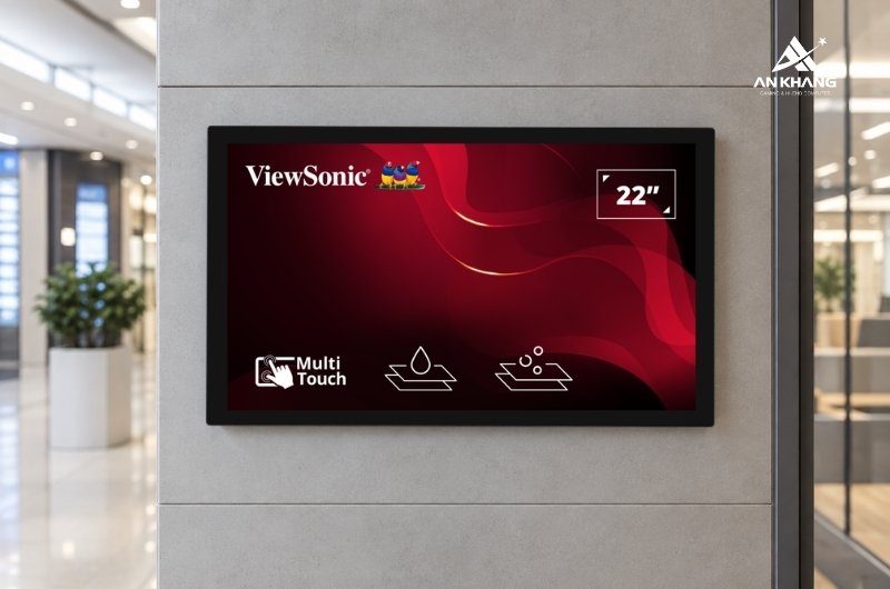 Màn hình cảm ứng công nghiệp ViewSonic XF2230 vận hành ổn định, bền bỉ, cảm ứng nhanh nhạy, phù hợp cho doanh nghiệp