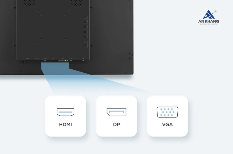 Màn hình cảm ứng công nghiệp ViewSonic XF2230 trang bị đầy đủ các cổng kết nối cần thiết, dễ dàng tương thích với các thiết bị