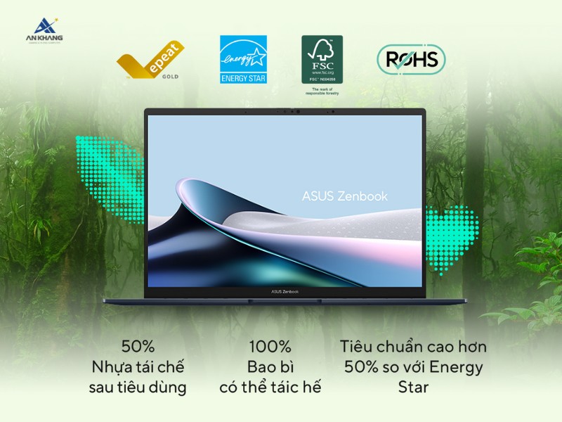 Giá Trị Bền Vững Của Zenbook 14 OLED UX3405MA-PP151W