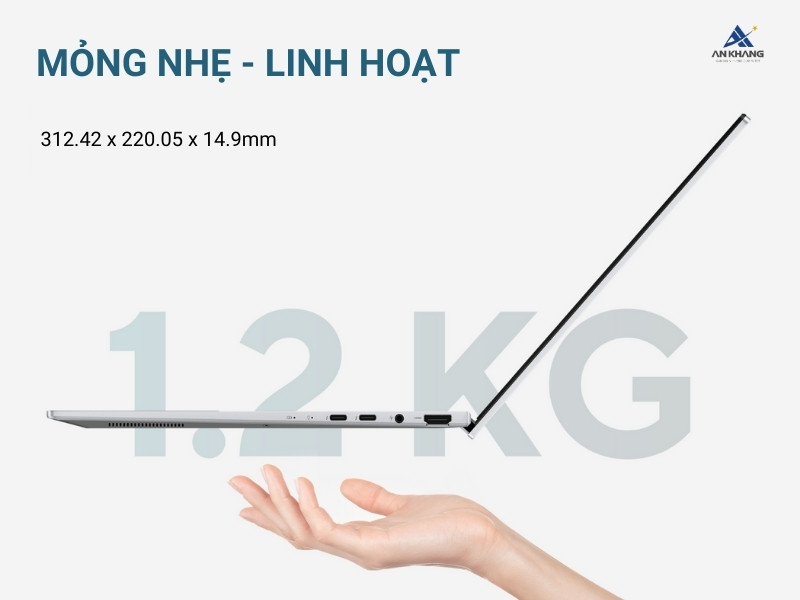 Sự Mỏng Nhẹ Và Linh Hoạt Của Laptop ASUS Zenbook 14 OLED UX3405MA