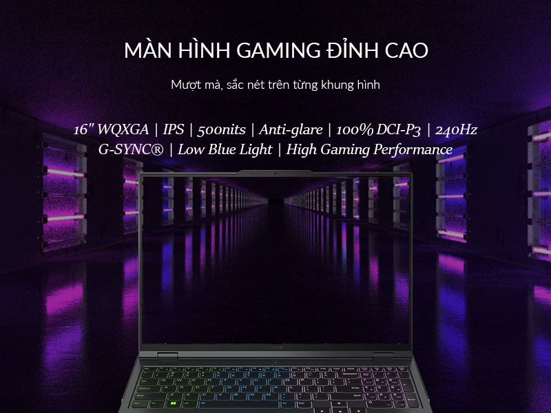 Lenovo Legion Pro 5 16IRX9 83DF0047VN - Màn hình Gaming đỉnh cao