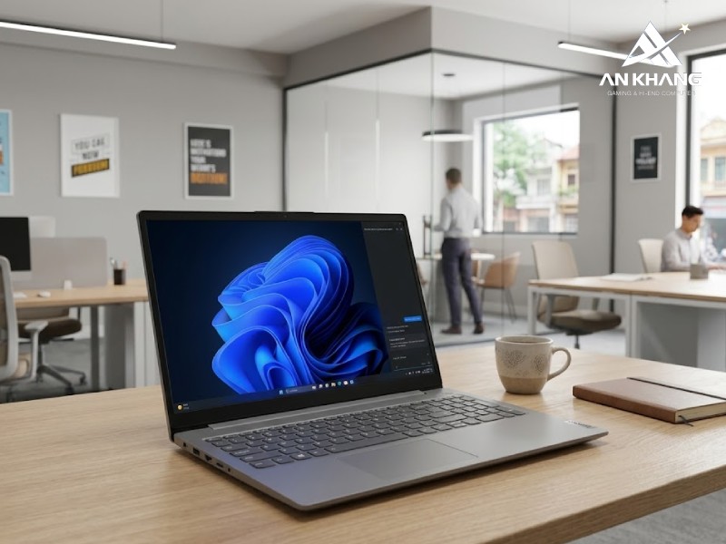 Hỗ trợ làm việc trực tuyến và sạc tiện dụng trên Lenovo V15 G5 IRL 83HF00BYVN