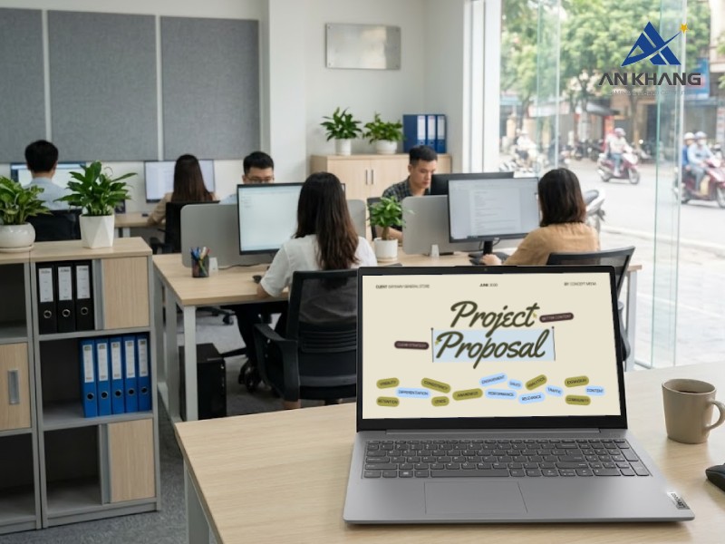Laptop Lenovo V15 G5 IRL 83HF00BYVN sở hữu hiệu năng ổn định cho đa tác vụ từ làm việc văn phòng đến sử dụng hàng ngày
