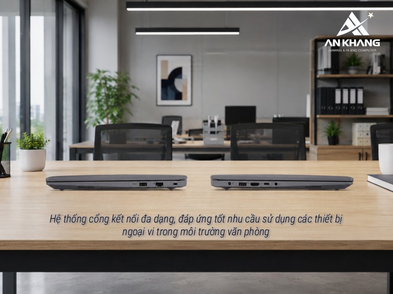 Laptop Lenovo V15 G5 IRL 83HF00BYVN được trang bị hệ thống kết nối thiết yếu và linh hoạt