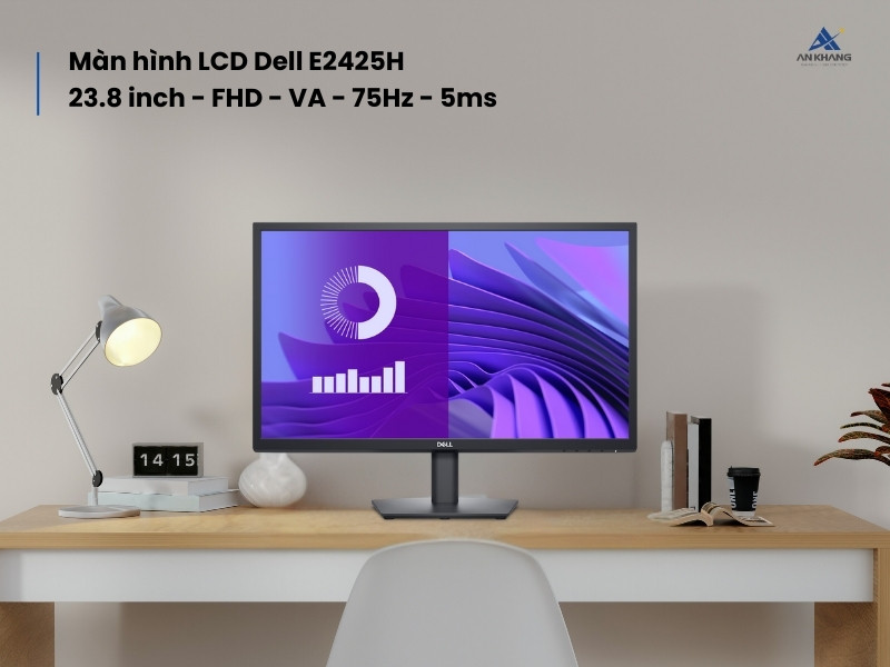 Màn hình LCD Dell E2425H (23.8 inch - FHD - VA - 75Hz - 5ms) - Màn hình văn phòng chất lượng, giá tốt