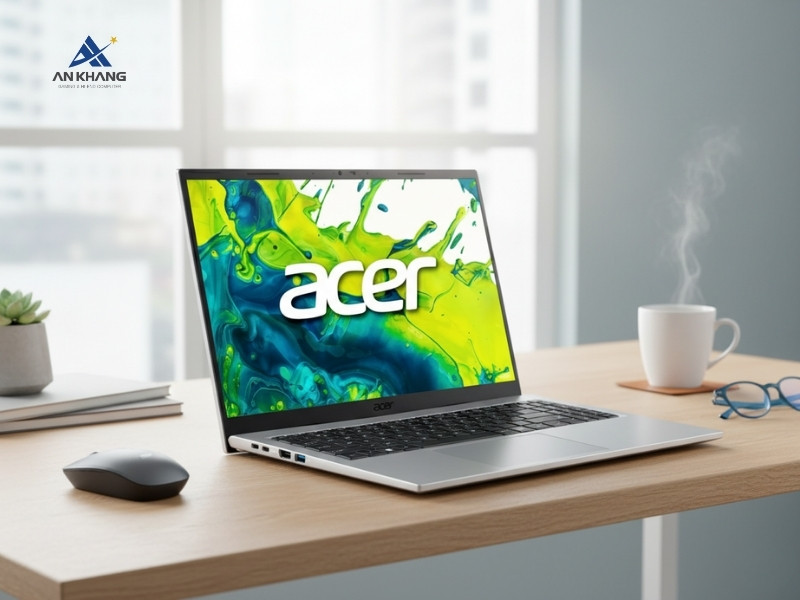 Laptop Acer Aspire Go 15 AG15-72P-54GY NX.JRRSV.002 thiết kế mỏng nhẹ, bền bỉ