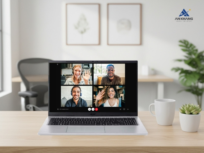 Laptop Acer Aspire Go 15 AG15-72P-54GY NX.JRRSV.002 tối ưu trải nghiệm giao tiếp trực tuyến