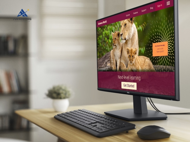 Màn hình Dell 27 SE2725HM với thiết kế 27 inch viền mỏng hiện đại