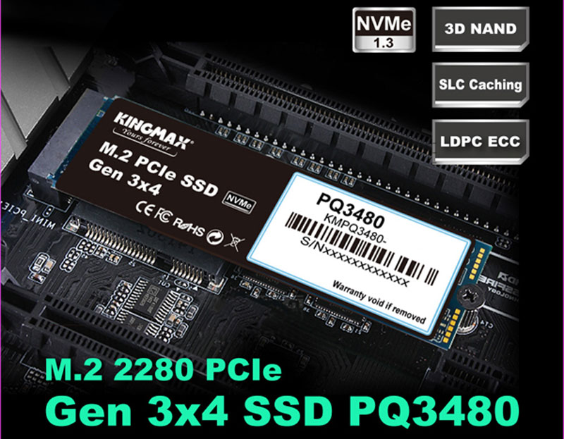 Ổ cứng SSD KINGMAX 512GB NVMe KMAXPQ3480512GB &ndash; Tăng tốc to&agrave;n diện, gi&aacute; &ldquo;mềm&rdquo;, hiệu năng vượt mong đợi