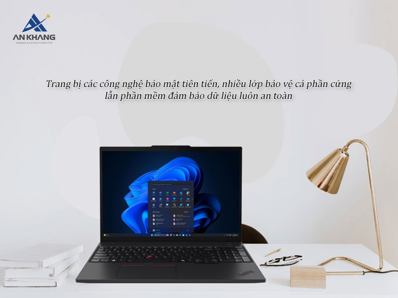 Lenovo ThinkPad T16 Gen 4 l&agrave; lựa chọn đ&aacute;ng tin cậy cho doanh nghiệp v&agrave; người d&ugrave;ng chuy&ecirc;n nghiệp cần một thiết bị l&agrave;m việc an to&agrave;n, bền bỉ v&agrave; l&acirc;u d&agrave;i