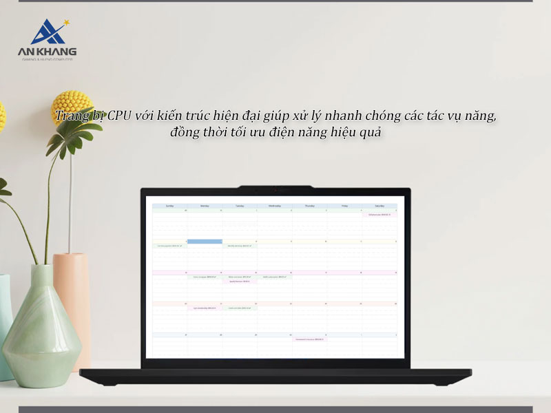 Laptop Lenovo ThinkPad T16 Gen 4 21QE0000VA sở hữu hiệu năng gi&uacute;p xử l&yacute; nhanh ch&oacute;ng c&aacute;c t&aacute;c vụ nặng, đồng thời tối ưu điện năng hiệu quả