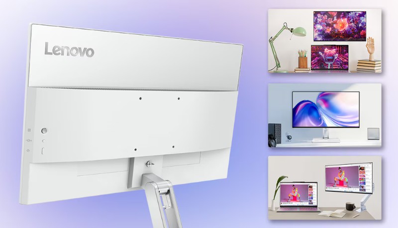 Màn hình Lenovo L24-4C 67DDKAC6VN thiết kế viền mỏng, hỗ trợ VESA 100x100mm