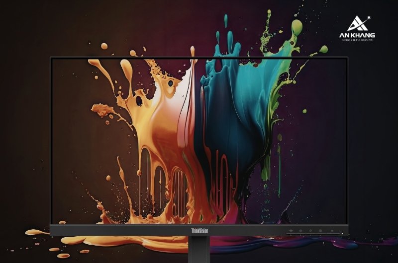 M&agrave;n h&igrave;nh Lenovo ThinkVision S24-4e 64B5KAR1VN hiển thị c&oacute; chiều s&acirc;u, m&agrave;u sắc ch&acirc;n thực