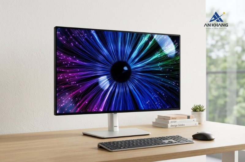 Dell UltraSharp U2424HE sở hữu thiết kế viền mỏng ấn tượng