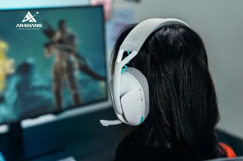 Tai nghe gaming không dây Logitech G321 LIGHTSPEED Bluetooth trắng Tai nghe gaming không dây Logitech G321 LIGHTSPEED Bluetooth trắng (981-001570) trang bị kết nối kép linh hoạt