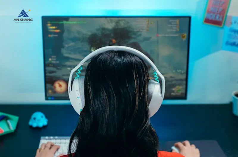 Tai nghe gaming không dây Logitech G321 LIGHTSPEED Bluetooth trắng Tai nghe gaming không dây Logitech G321 LIGHTSPEED Bluetooth trắng (981-001570) cho thời lượng pin lên đến hơn 20 giờ
