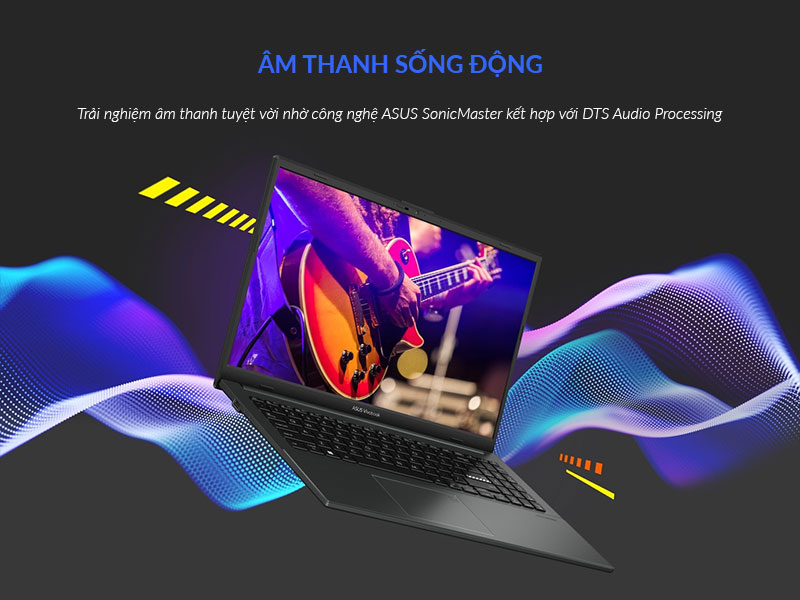 Laptop Asus Vivobook Go 15 Với Âm Thanh Sống Động