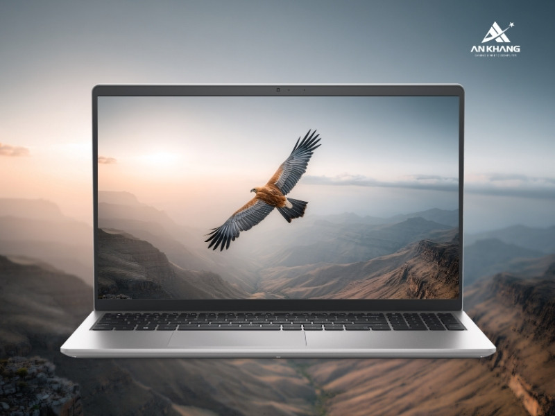 Laptop Dell 15 DC15250 DC5I5372W1 Silver hiển thị rõ nét, mượt mà ấn tượng