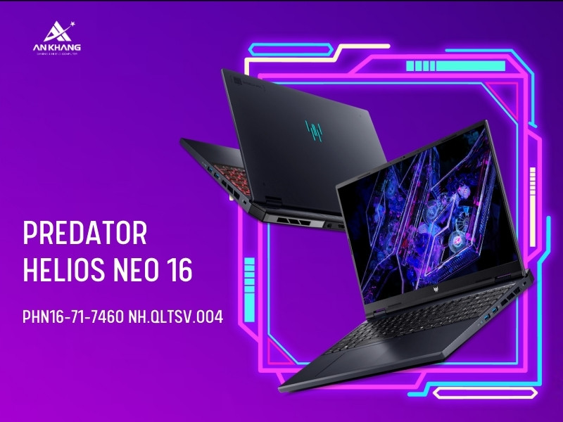 Laptop Gaming Acer Predator Helios Neo 16 PHN16-71-7460 NH.QLTSV.004 - Laptop cấu hình cao, chiến mọi tựa game AAA