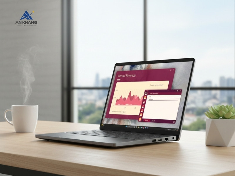 Laptop Dell Pro 14 PC14250 PC14250-225U-16512WH cho thời lượng pin ổn định