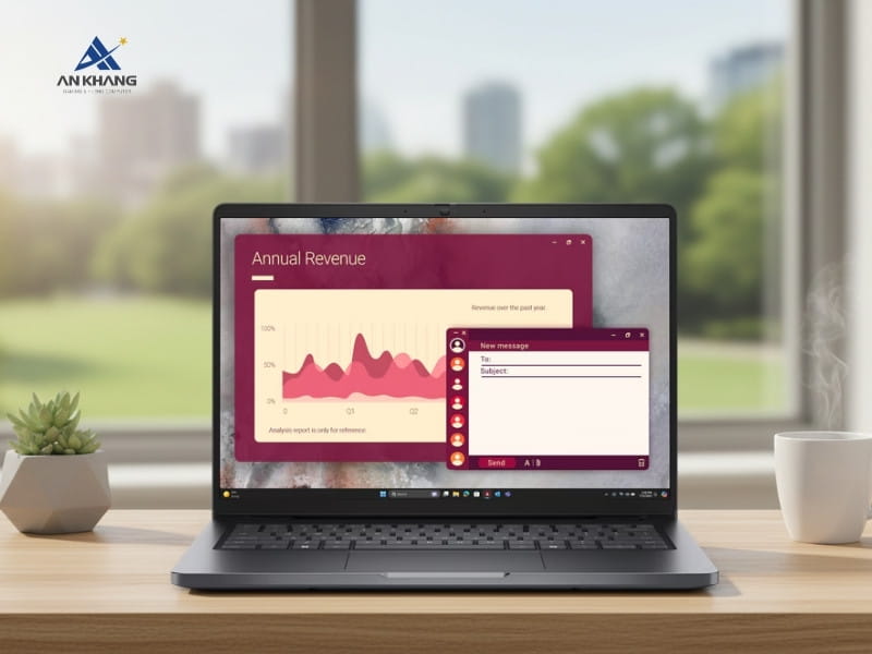 Laptop Dell Pro 14 PC14250 PC14250-225U-16512WH l&agrave; laptop doanh nghiệp thế hệ mới t&iacute;ch hợp AI on-device