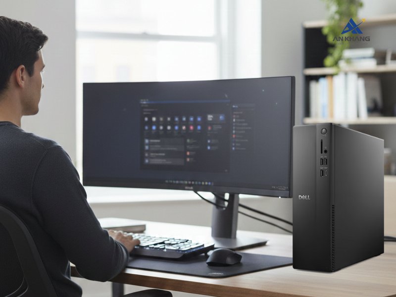 Máy tính để bàn Dell Pro Slim Essential QVS1260 QVS1260-14400-08512U tiết kiệm năng lượng hiệu quả