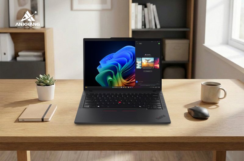 Laptop Lenovo ThinkPad T14 Gen 6 21QG004EVA là laptop AI thông minh, mạnh mẽ, ổn định dài hạn