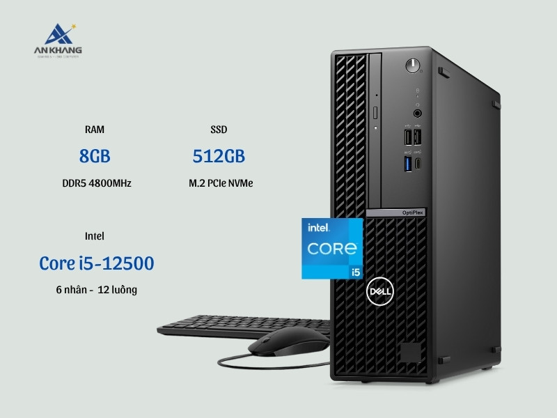 Dell OptiPlex 7020 SFF S7020-12500-08512W cho hiệu năng ổn định, đa nhiệm mượt mà