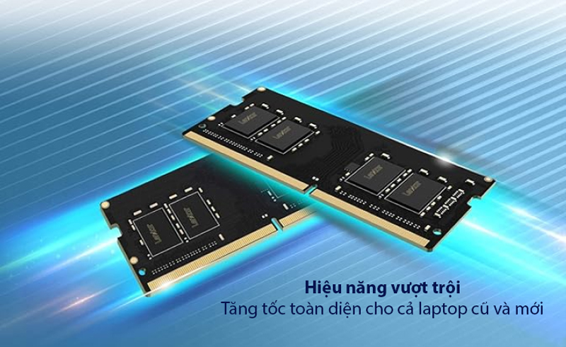 RAM Lexar 3200MHz: Hiệu năng vượt trội: Tăng tốc toàn diện cho cả laptop cũ và mới