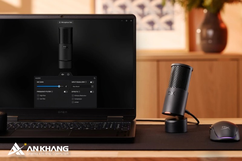 Micro HyperX Solocast 2 AR0A0AA dễ dàng tinh chỉnh chuyên sâu khi cần với HyperX NGENUITY
