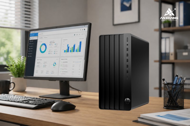 Máy tính để bàn HP Pro Tower 280 G9 C46B2AT xử lý đa nhiệm ổn định cho môi trường doanh nghiệp