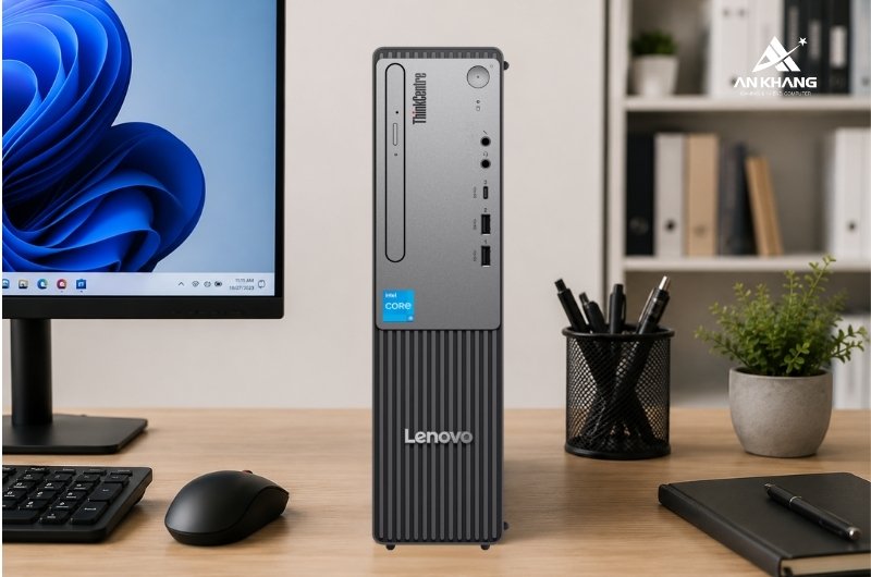 Máy tính để bàn Lenovo ThinkCentre neo 30s Gen 5 13DG0002VA nhỏ gọn, bền bỉ, vận hành êm ái