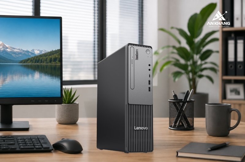 Máy tính để bàn Lenovo ThinkCentre neo 30s Gen 5 13DG0002VA với thiết kế SFF nhỏ gọn, dễ dàng bố trí