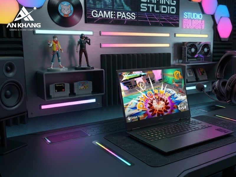 Trang bị màn hình sắc nét và mượt mà trên HP OMEN 16-wf1139TX A2NS1PA