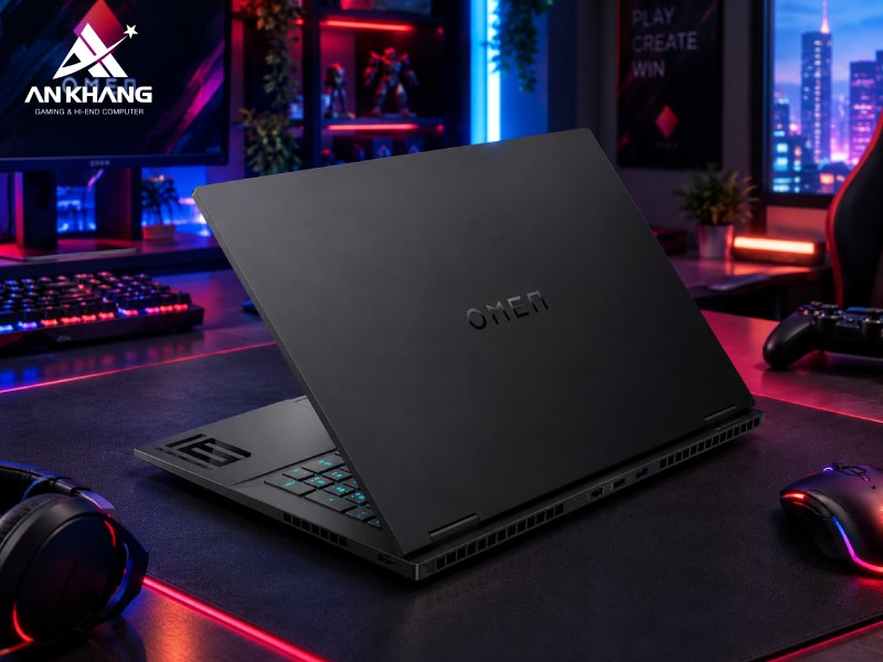 Laptop HP OMEN 16-wf1139TX A2NS1PA sở hữu thiết kế cá tính, mạnh mẽ, dễ hòa hợp nhiều không gian