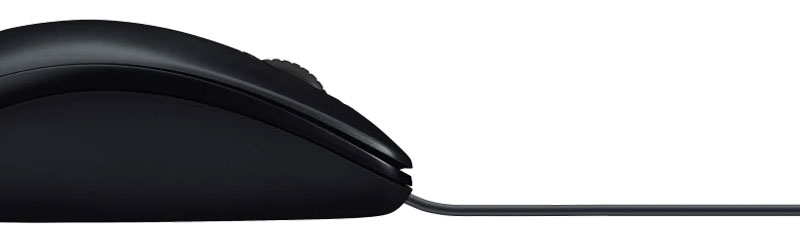 Dây kết Logitech M100r nối dài: Đảm bảo sử dụng linh hoạt và thoải mái cho cả máy tính để bàn và laptop.