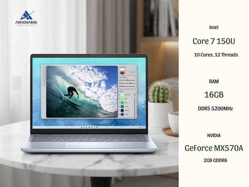 Laptop Dell Inspiron 14 5440 71059084 với hiệu năng mạnh mẽ, vận hành ổn định