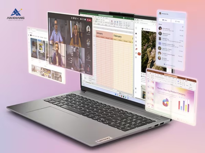 Lenovo IdeaPad Slim 5 16IAH8 83BG001XVN trang bị vi xử lý thế hệ 12 ổn định