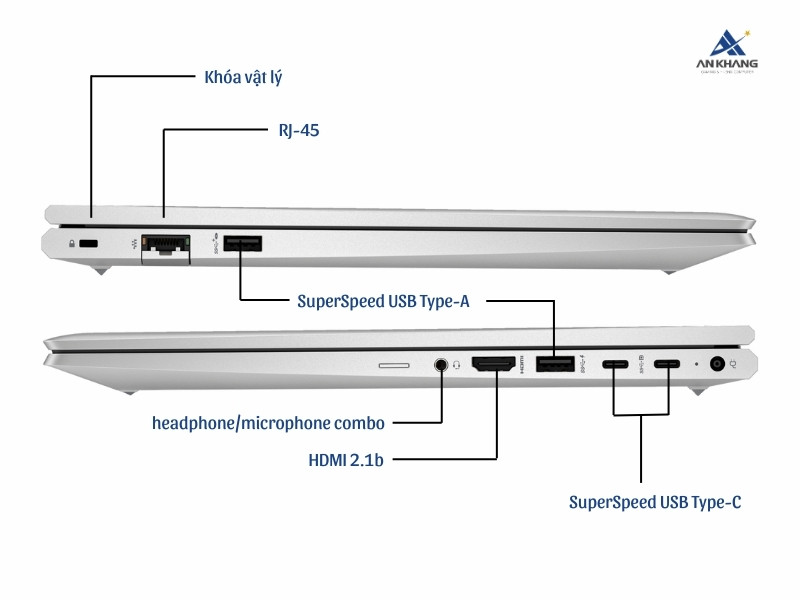 HP ProBook 450 G10 873J6PA sở hữu hệ thống kết nối hiện đại