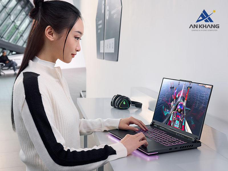 Laptop ASUS ROG Strix G16 G614PH-S5101W mang đến trải nghiệm hình ảnh đỉnh cao với màn hình ROG Nebula