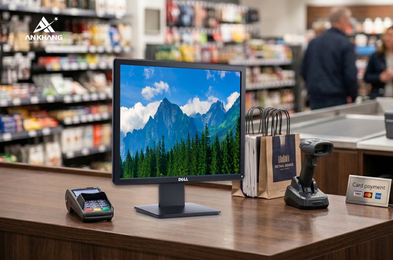 Màn hình Dell E1715S cho chất lượng hiển thị rõ nét, mượt mà, màu sắc chân thực