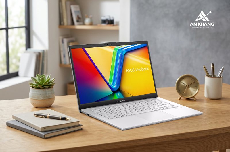 Laptop ASUS Vivobook Go 14 E1404FA-EB935W trang bị bảo mật đa lớp vững chắc, an tâm làm việc