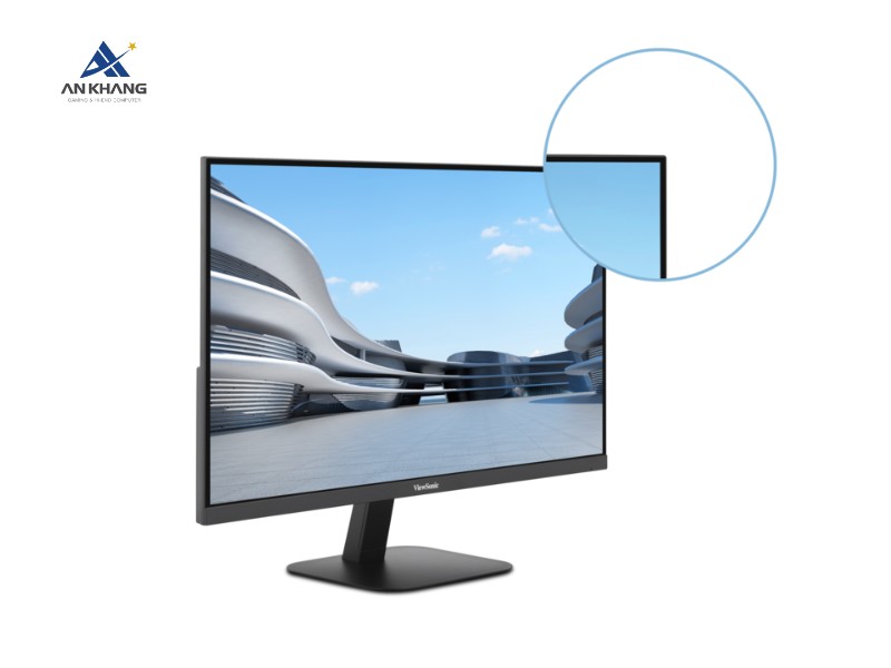 Màn hình ViewSonic VA2708-2K-MHD với thiết kế tối giản, dễ lắp đặt