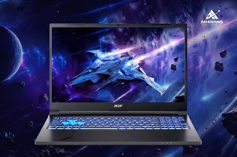 Laptop Acer Gaming Aspire 7 A715-59G-59RD NH.DXUSV.001 hiển thị mượt mà, sáng rõ nhờ màn hình 144Hz độ sáng cao