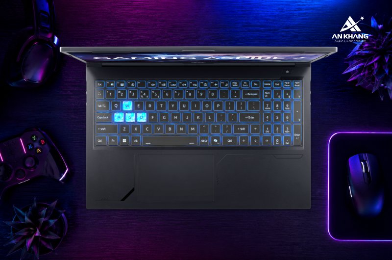 Laptop Acer Gaming Aspire 7 A715-59G-59RD NH.DXUSV.001 sở hữu thiết kế kim loại bền chắc
