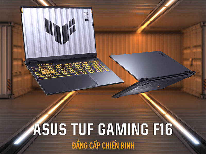 Laptop ASUS TUF Gaming F16 FX608JPR-RV044W – Siêu phẩm laptop gaming 2025 tích hợp AI, hiệu năng vượt trội
