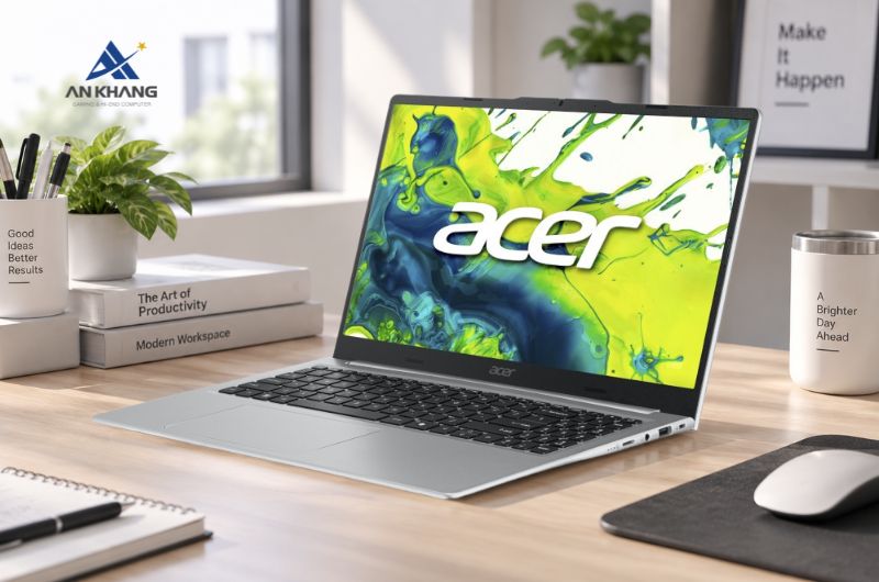 Laptop Acer Aspire Lite 15 AL15-21P-R91W NX.DNRSV.002 trang bị sẵn 16GB RAM và 512GB SSD