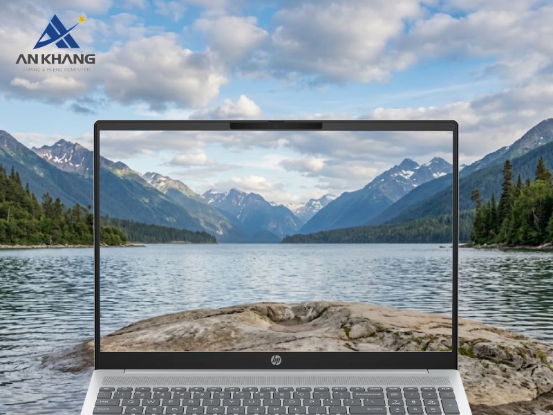 Laptop HP OmniBook 5 16-ag1066AU BZ7S9PA sở hữu màn hình cảm ứng tiện lợi và không gian hiển thị rộng rãi
