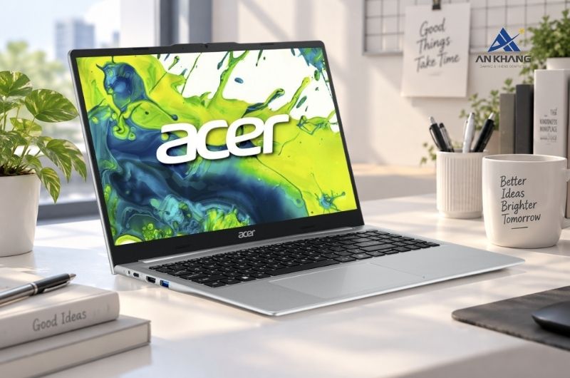 Laptop Acer Aspire Lite 15 AL15-21P-R91W NX.DNRSV.002 trang bị CPU AMD Ryzen™ 5 40 cho hiệu năng xử lý ổn định